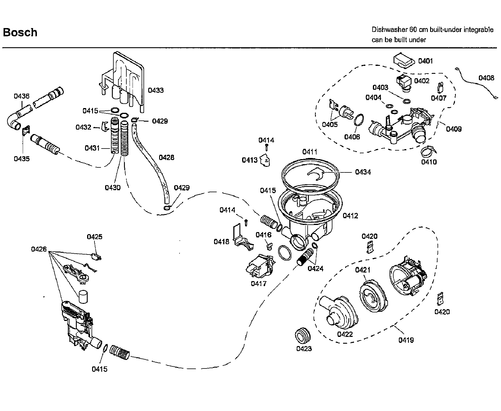 Bosch SHX46L15UC/53 pump diagram