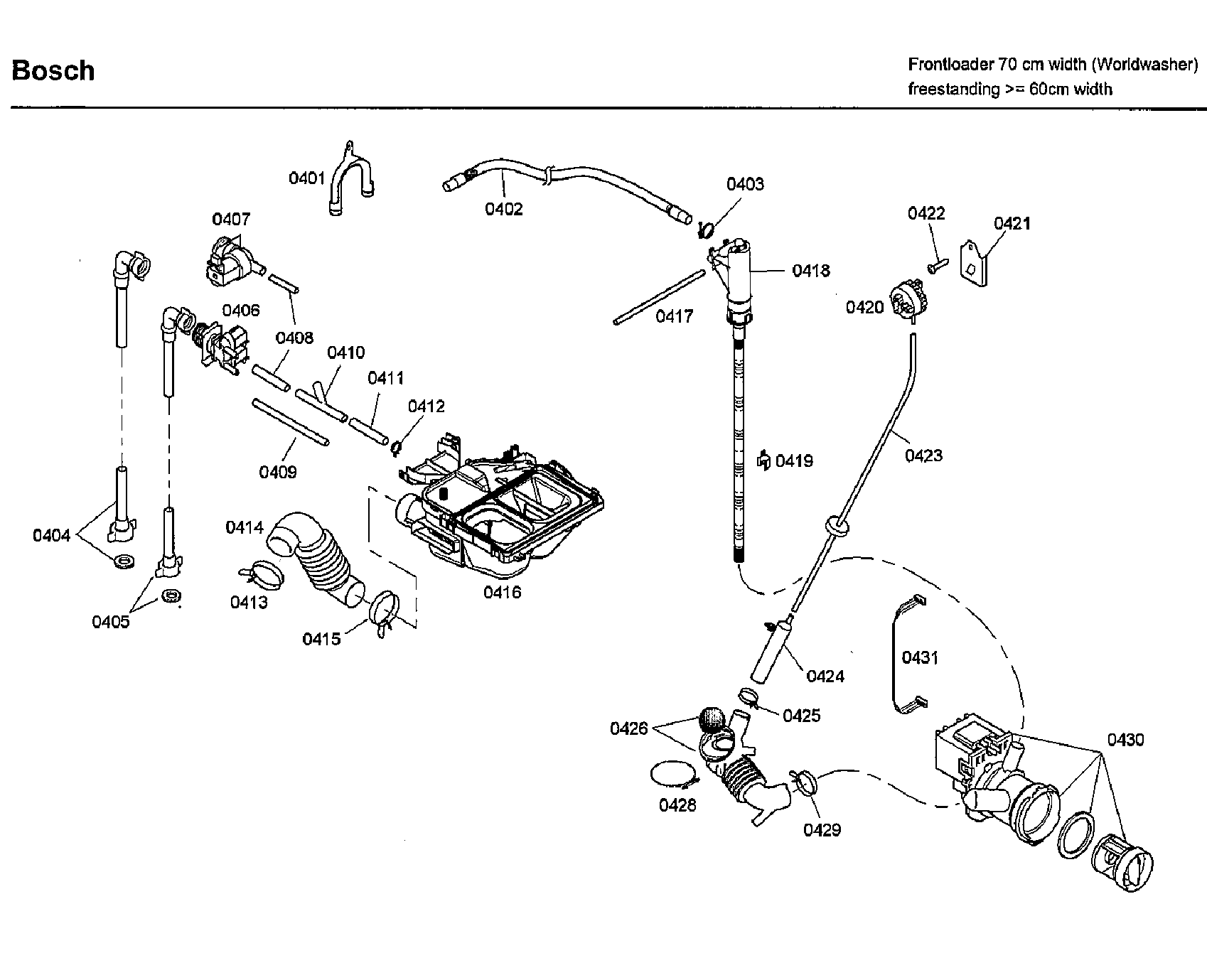 Bosch WFMC3301UC/03 pump diagram