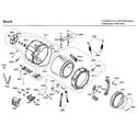 Bosch WFMC3301UC/04 tub diagram