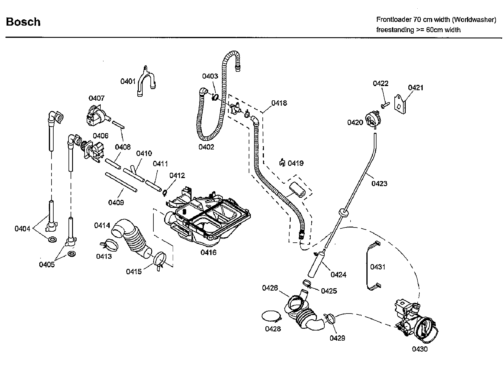 Bosch WFMC3301UC/11 pump diagram