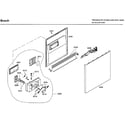 Bosch SHU33A02UC/22 door diagram