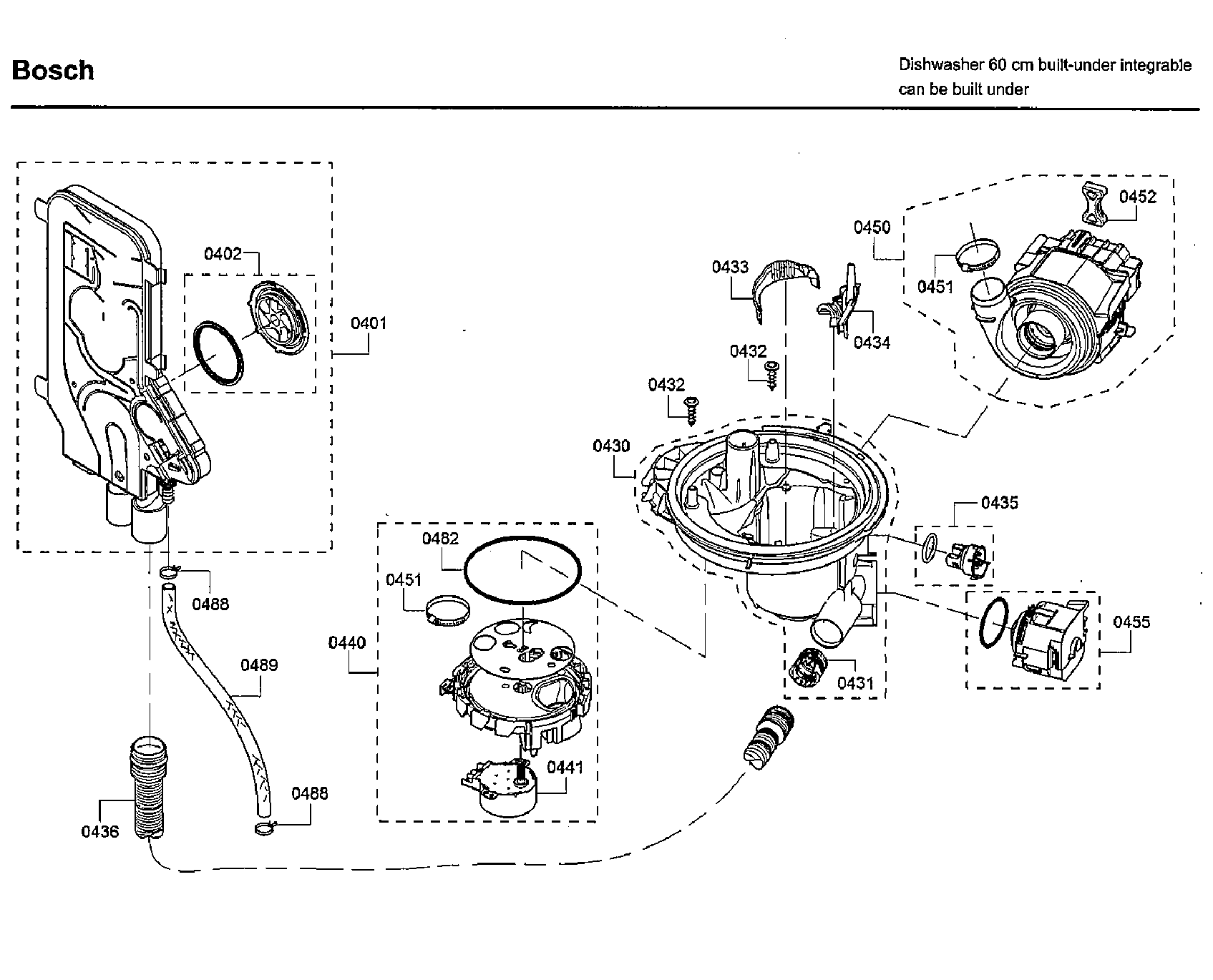 Bosch SHP65TL6UC/09 pump diagram