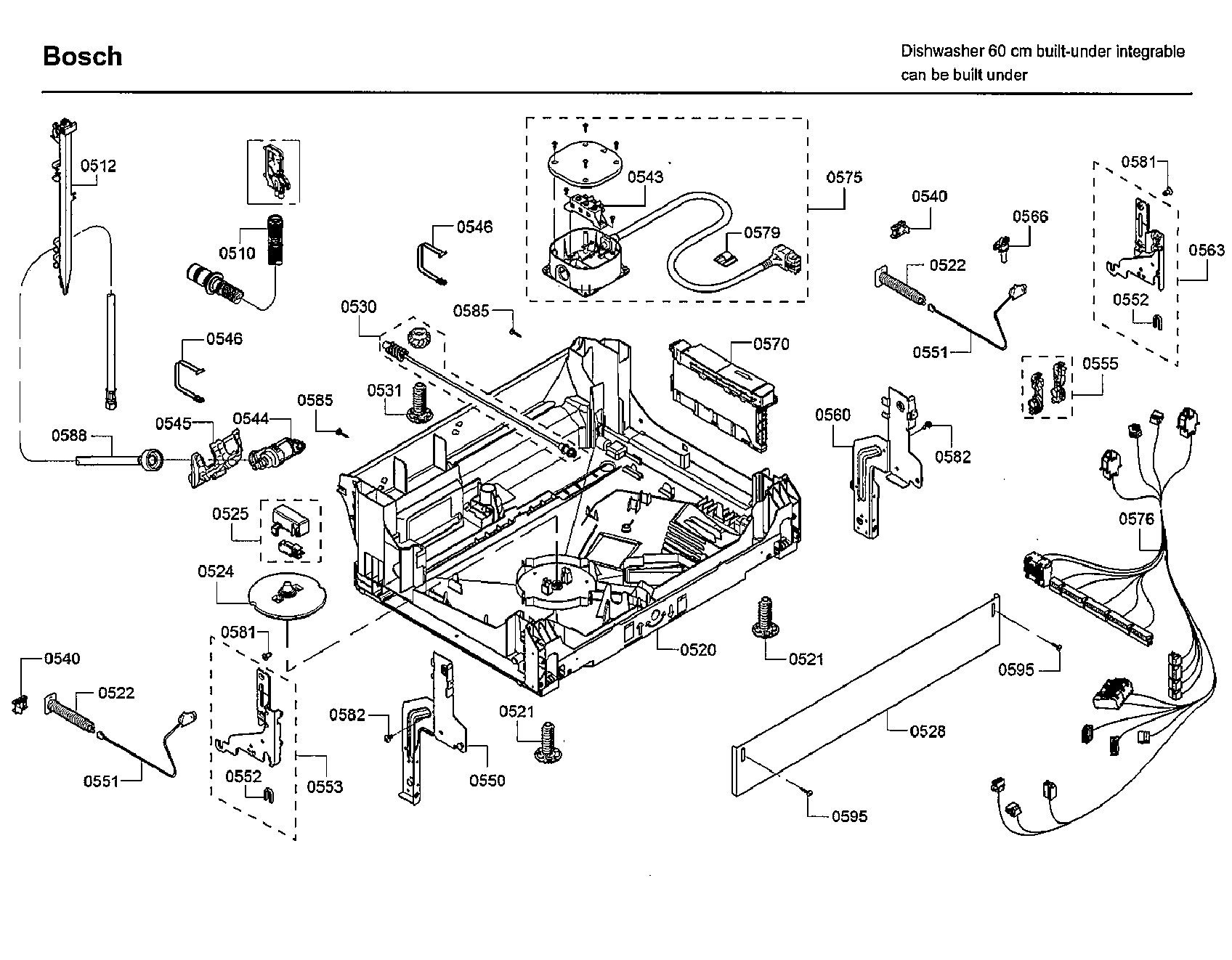 Bosch SHP65TL6UC/09 base diagram
