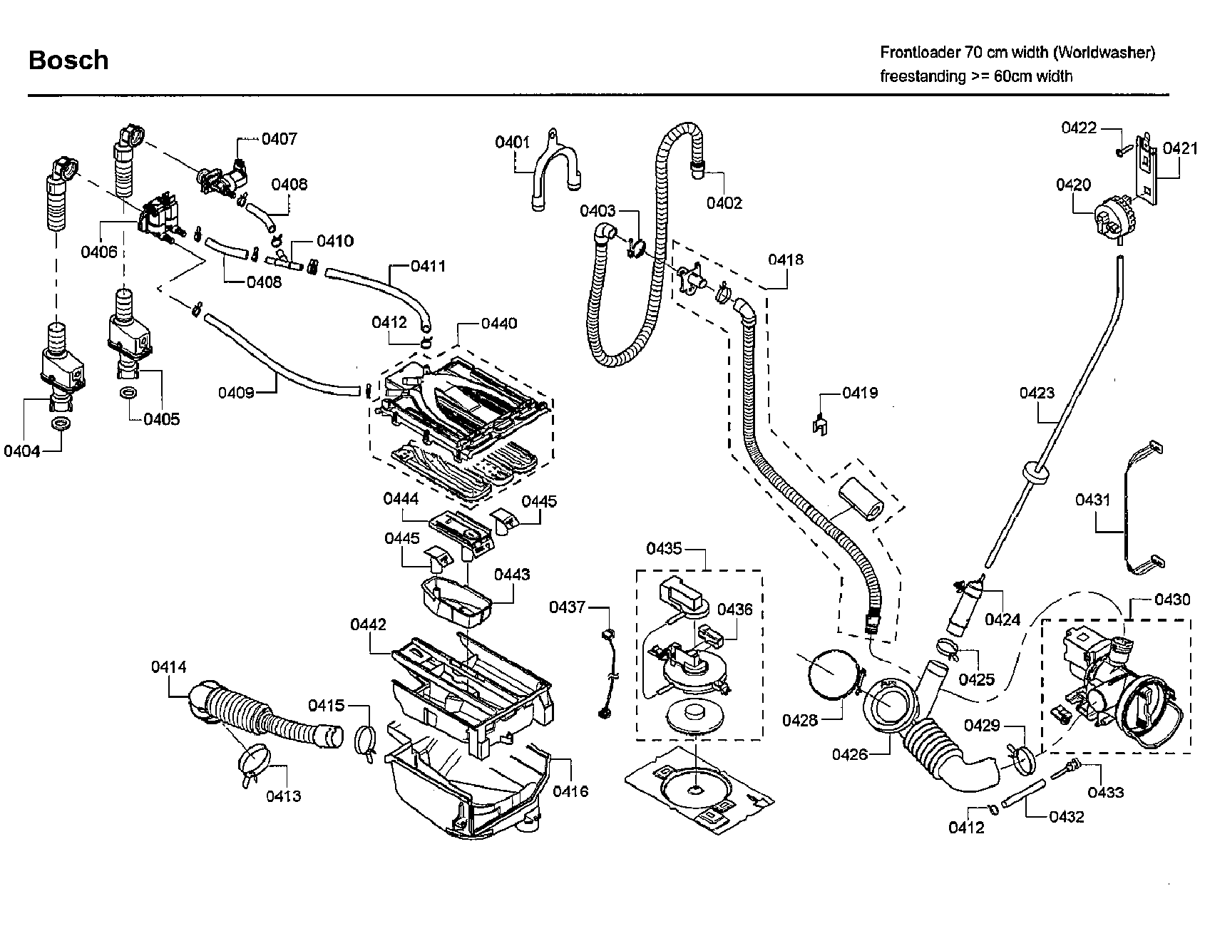 Bosch WFVC544CUC/25 pump diagram