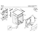 Bosch WFVC544CUC/29 cabinet diagram