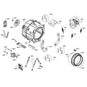 Bosch WAT28400UC/12 drum diagram
