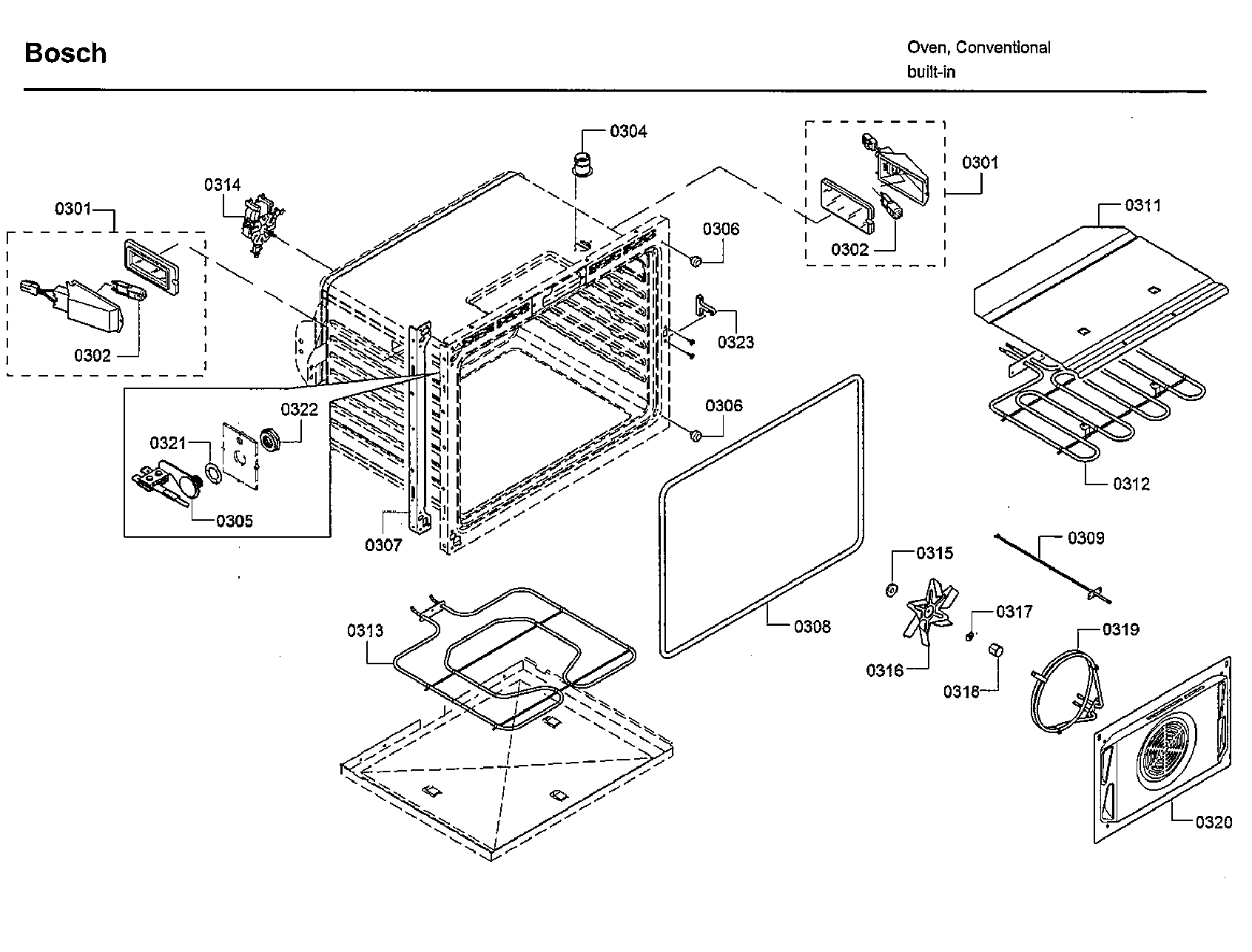 Bosch HBLP451LUC/02 oven diagram