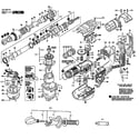 Bosch RH540M hammer drill diagram