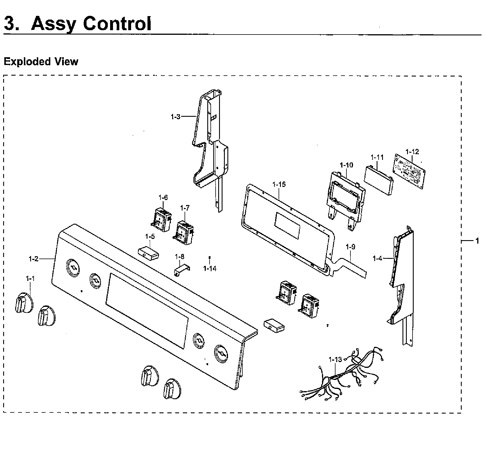 Samsung NE59M6850SG/AA-01 control diagram