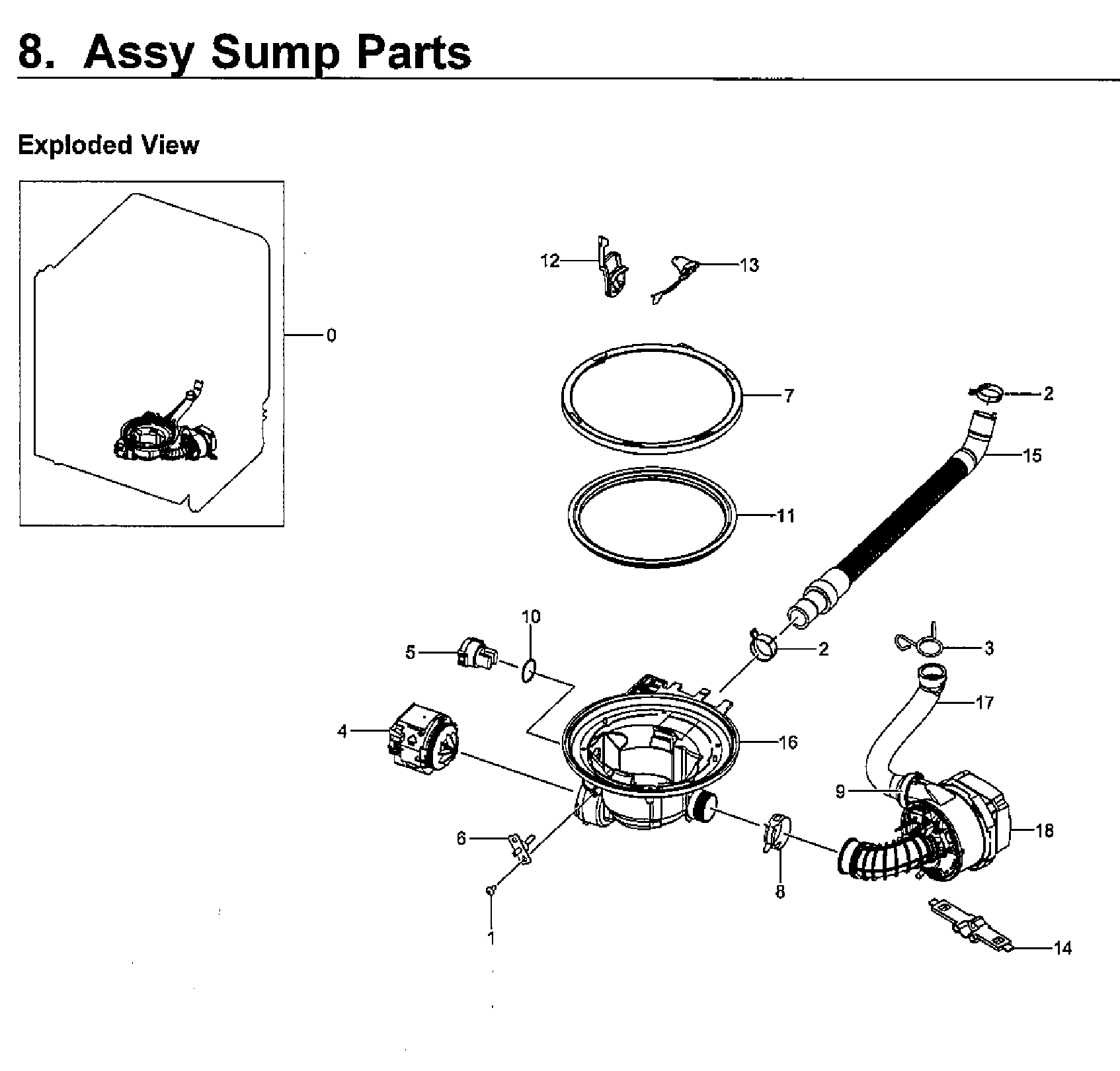 Samsung DW80M9960US/AA-00 pump diagram