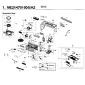 Samsung ME21K7010DS/A2-00 main assy diagram