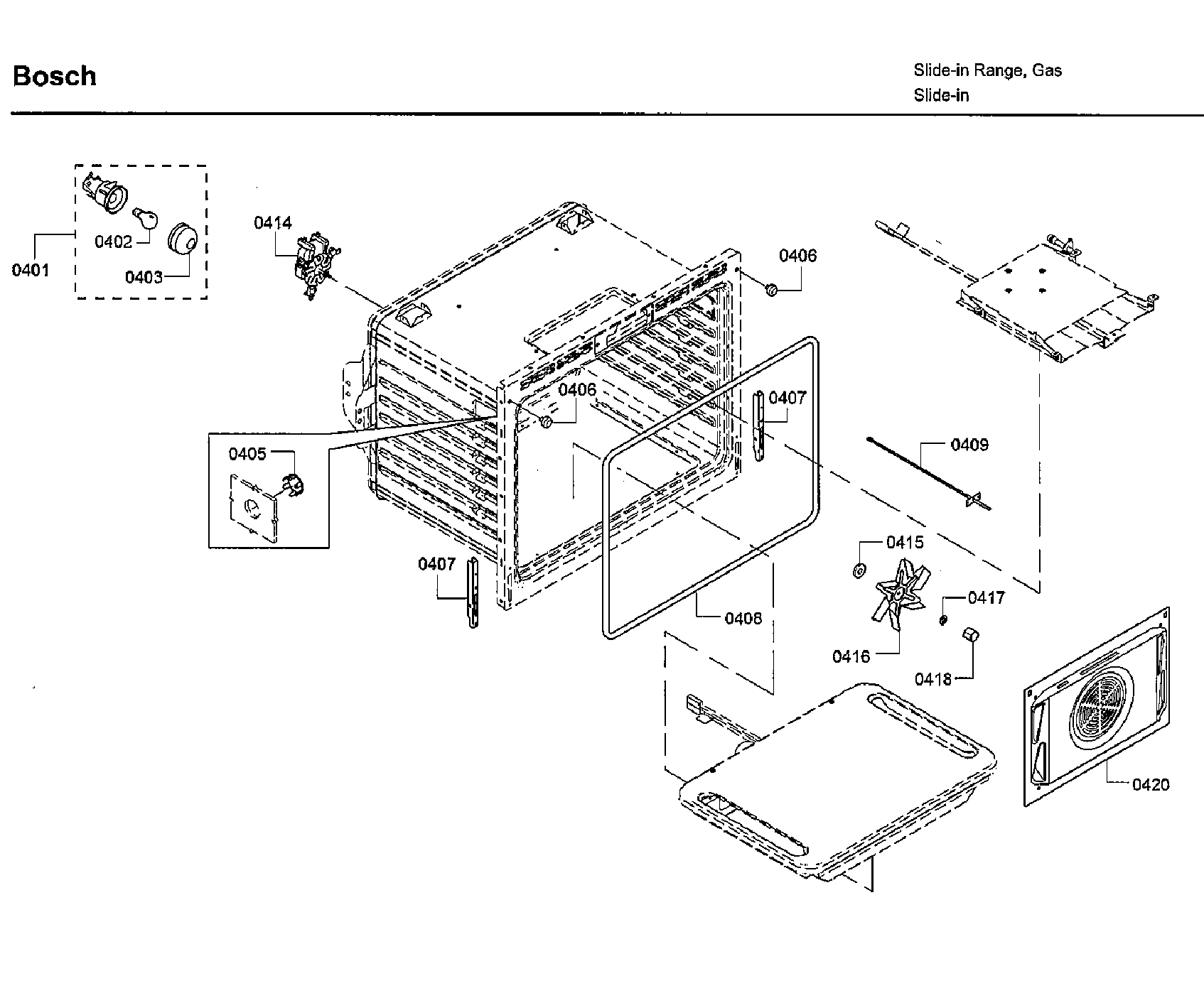 Bosch HGI8054UC/07 oven diagram