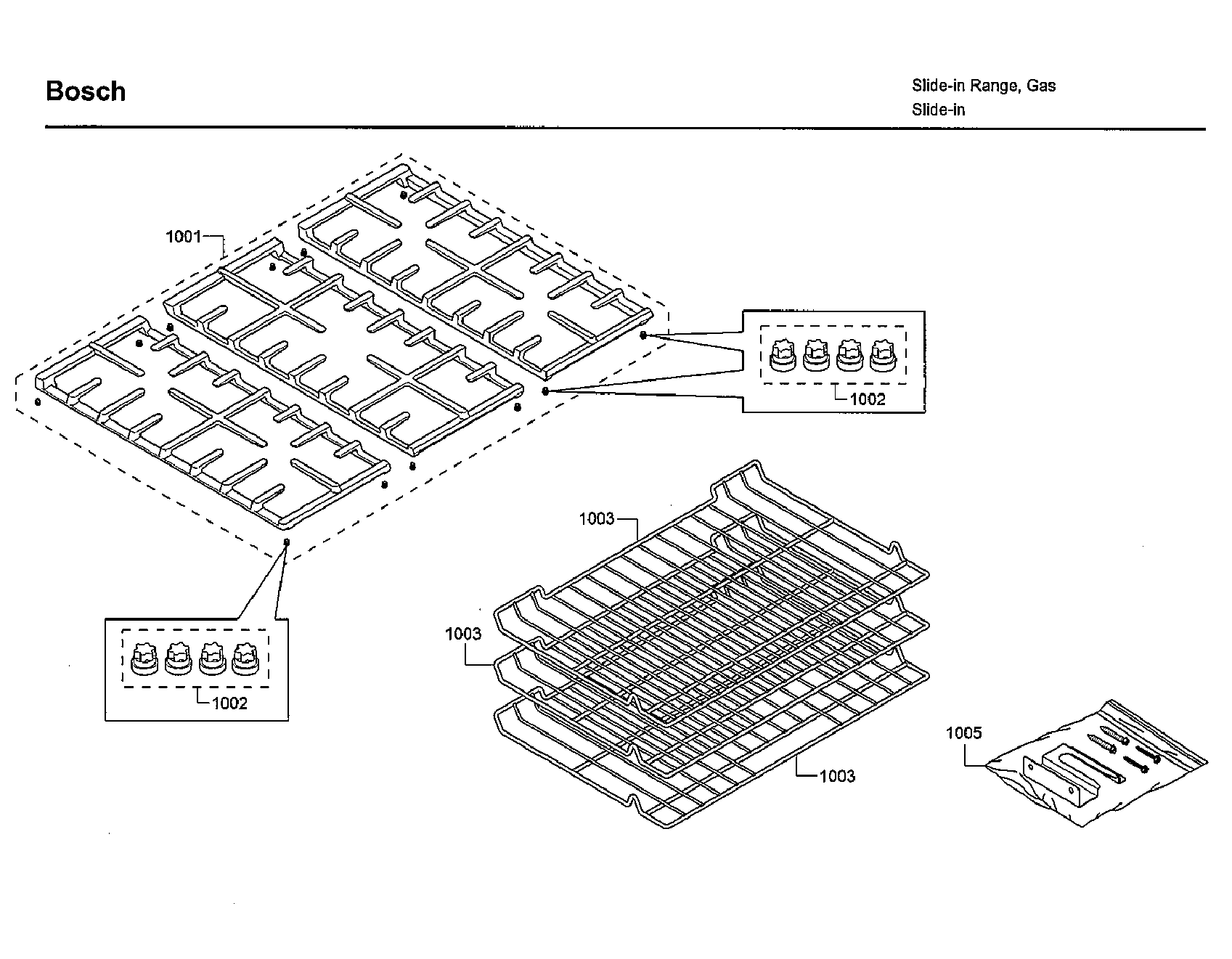 Bosch HGI8054UC/07 grid/shelfs diagram