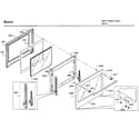 Bosch HEIP054U/06 door diagram