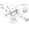 Bosch HII8055U/01 oven diagram