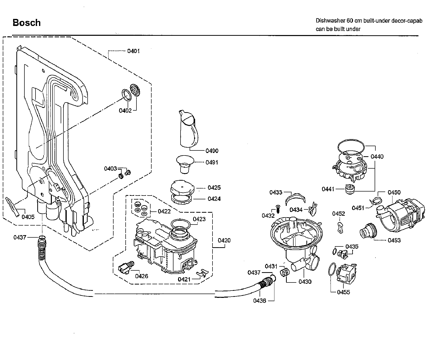 Bosch SHE9PT55UC/D5 pump diagram