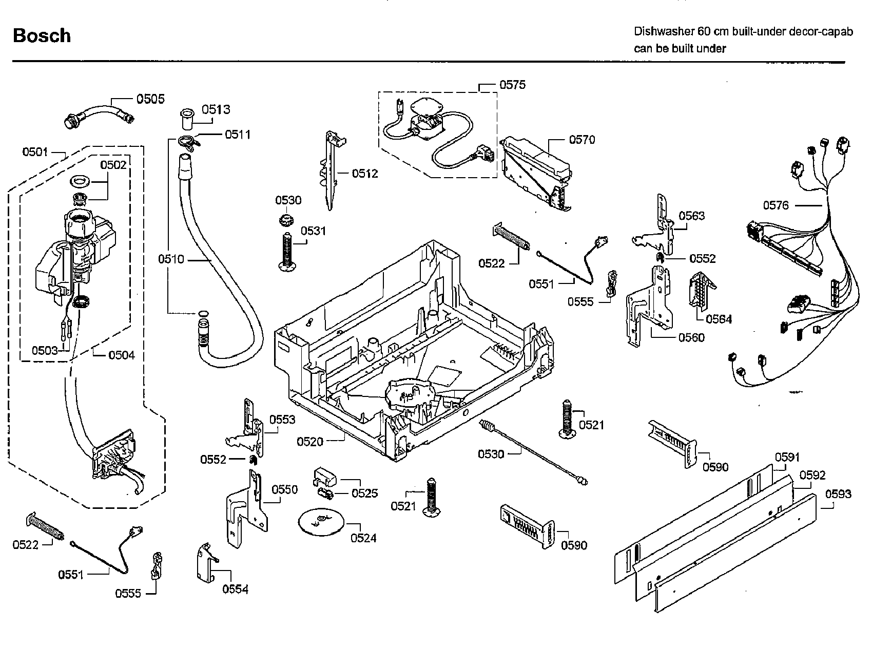 Bosch SHE9PT55UC/D5 base diagram