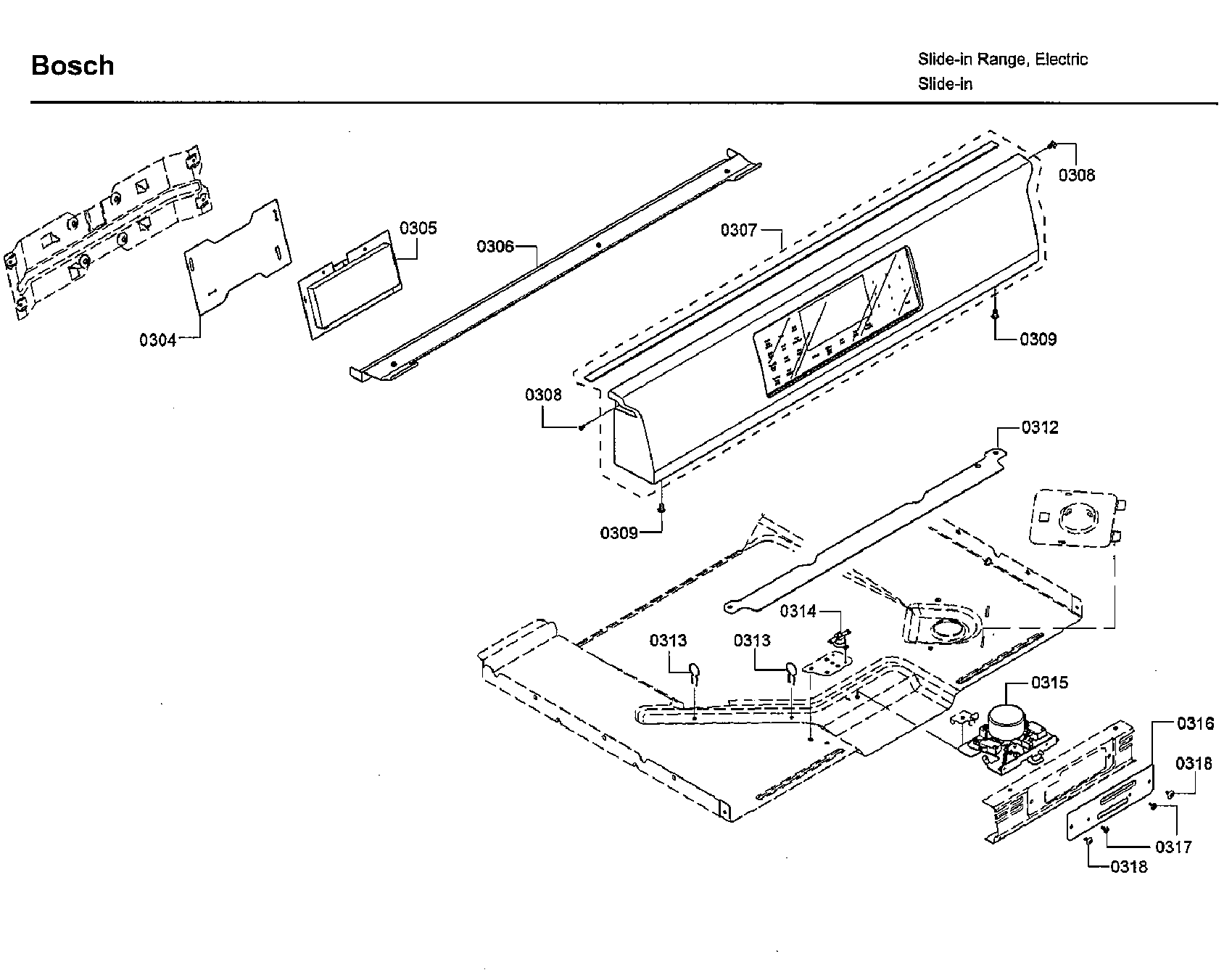 Bosch HIIP054U/06 control diagram