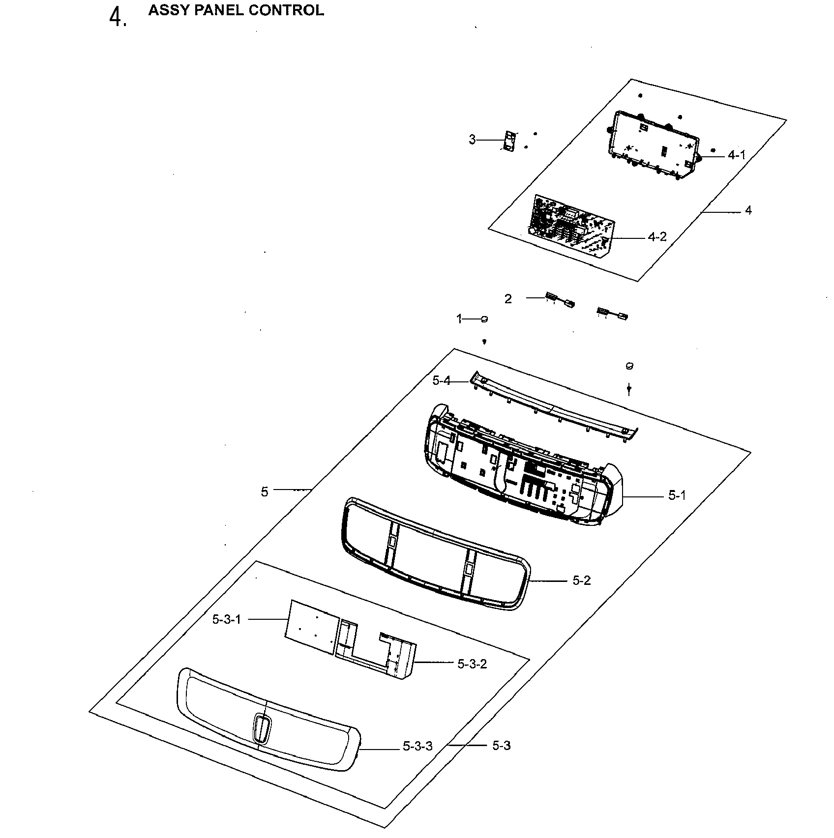 Samsung DVG60M9900V/A3-00 control panel diagram