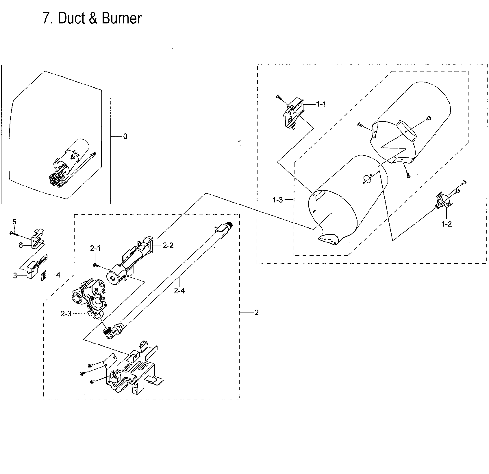 Samsung DVG60M9900V/A3-00 gas burner diagram
