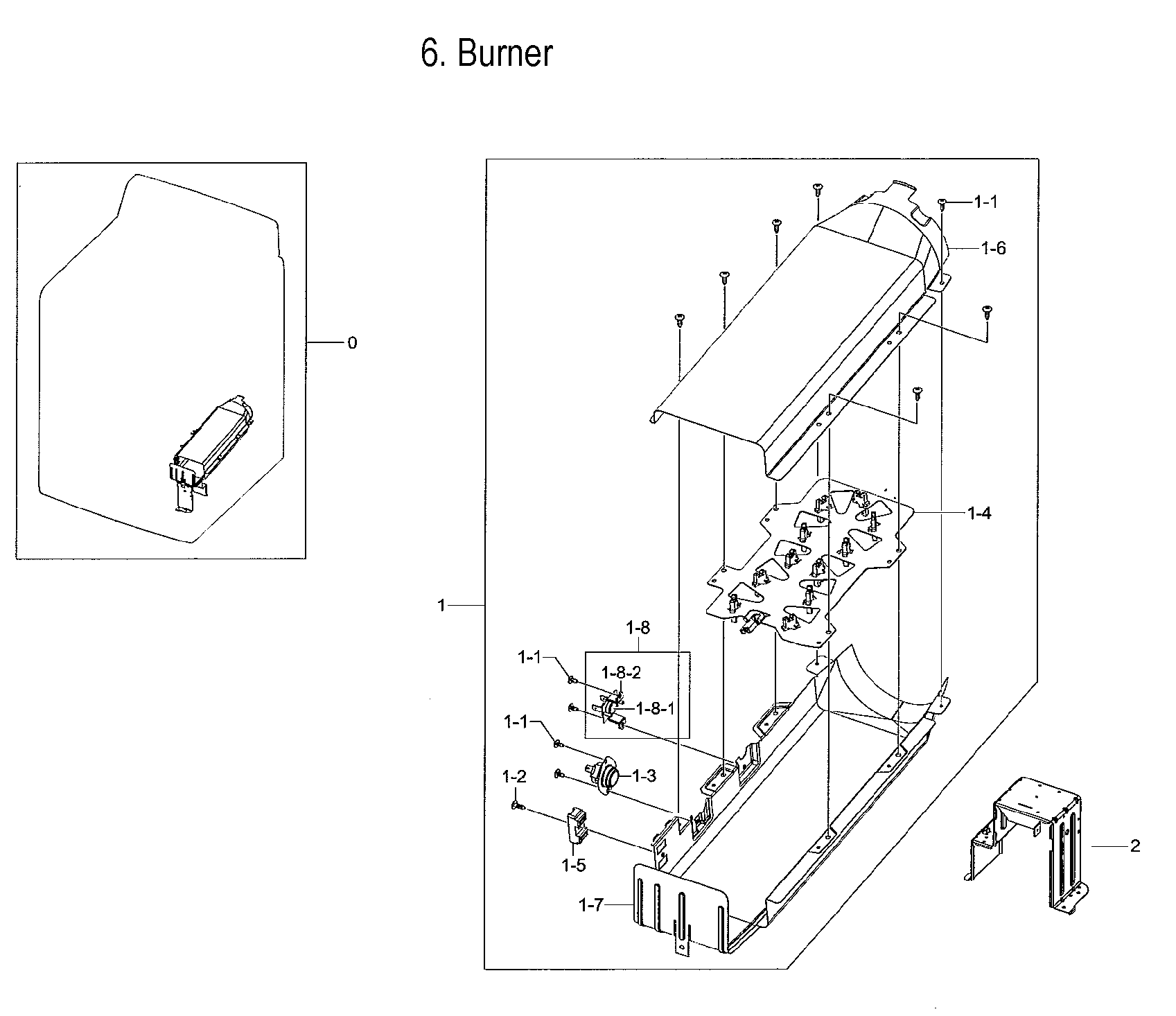 Samsung DVE52M7750V/A3-00 heater assy diagram