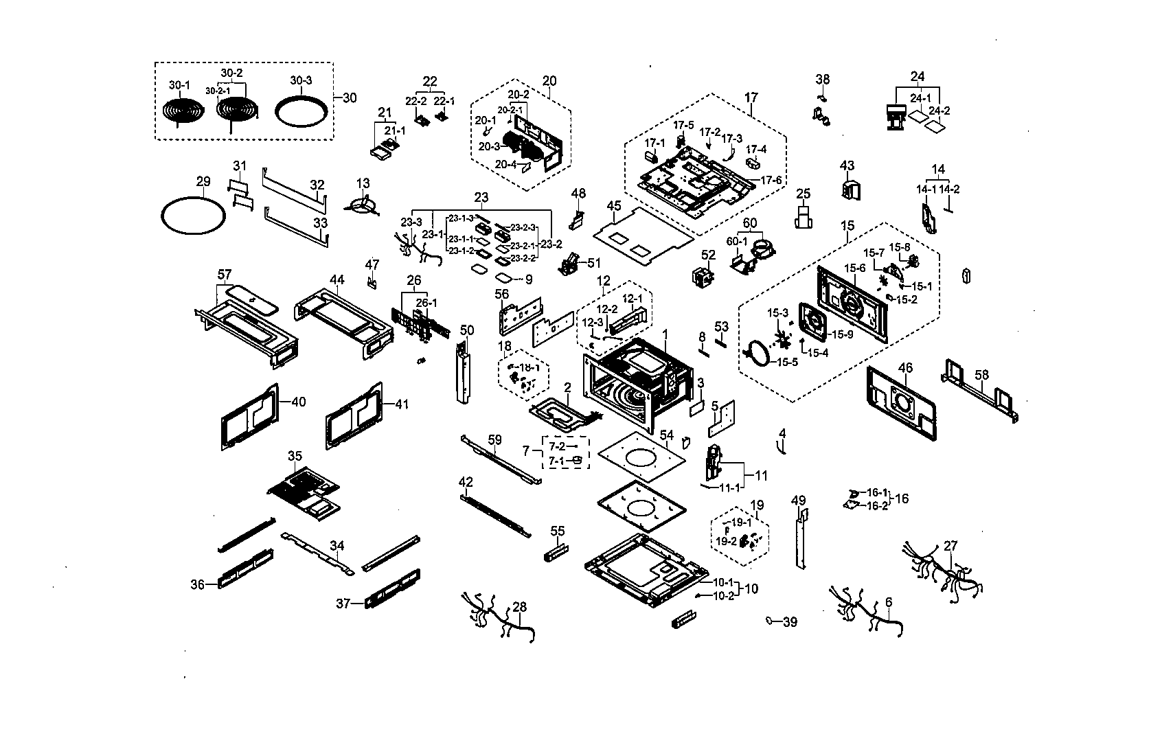 Samsung NQ70M6650DG/AA-00 main asy diagram
