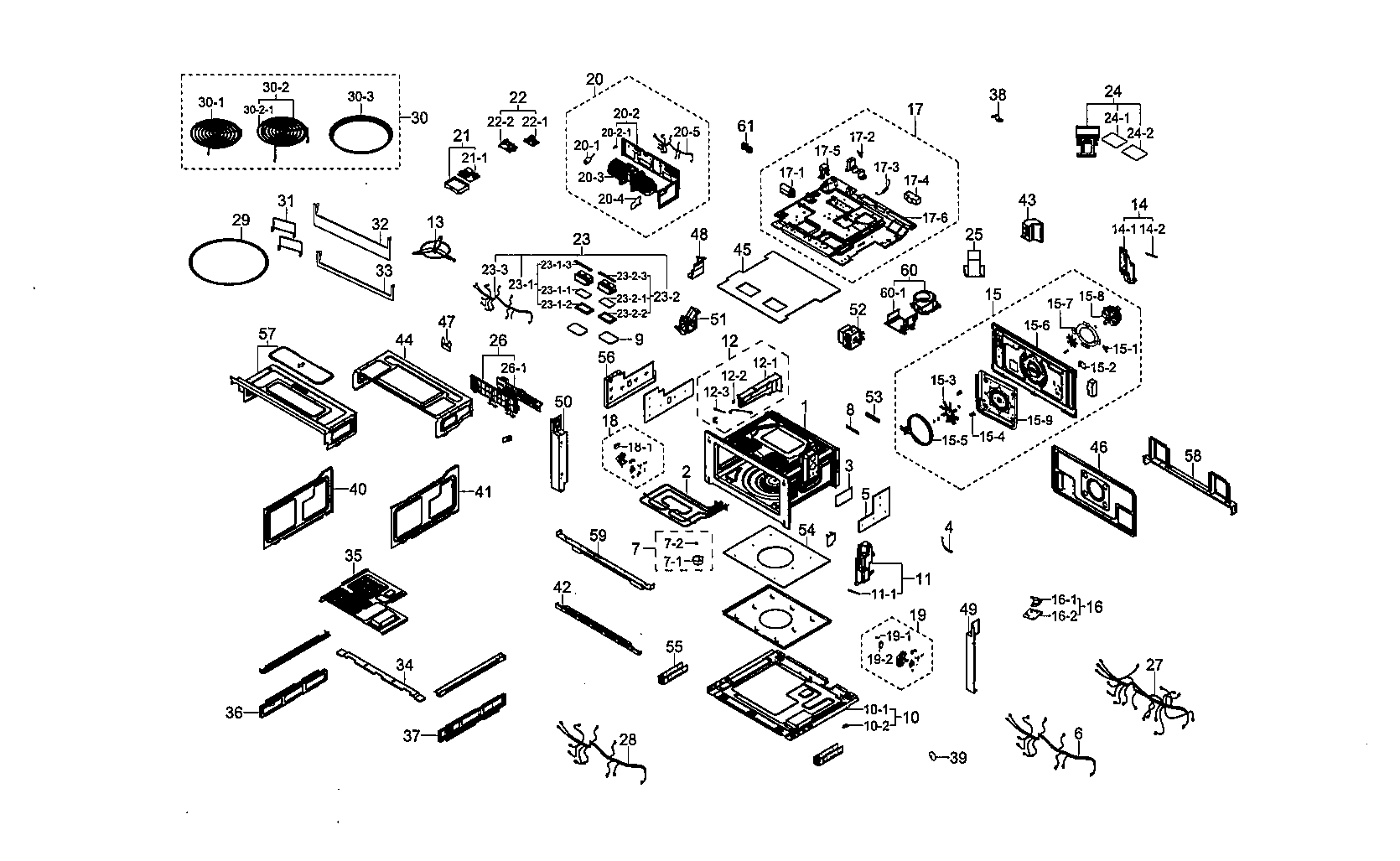 Samsung NQ70M7770DG/AA-00 main asy diagram