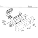 Bosch SHU33A06UC/47 control panel diagram