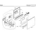Bosch SHU33A06UC/47 door diagram