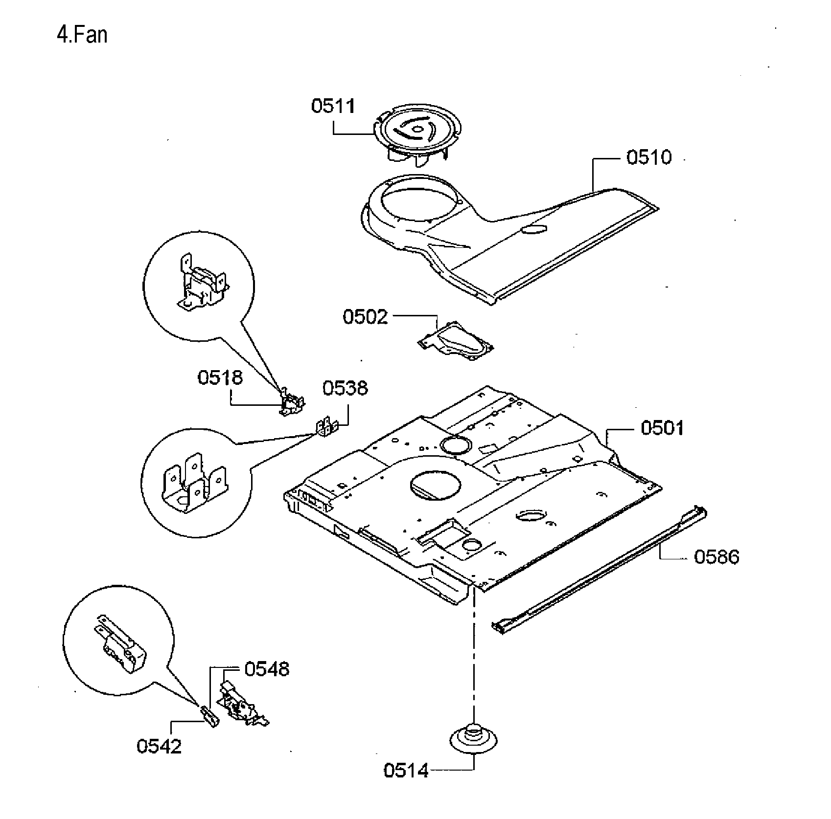 Bosch HBE5452UC/30 convection diagram