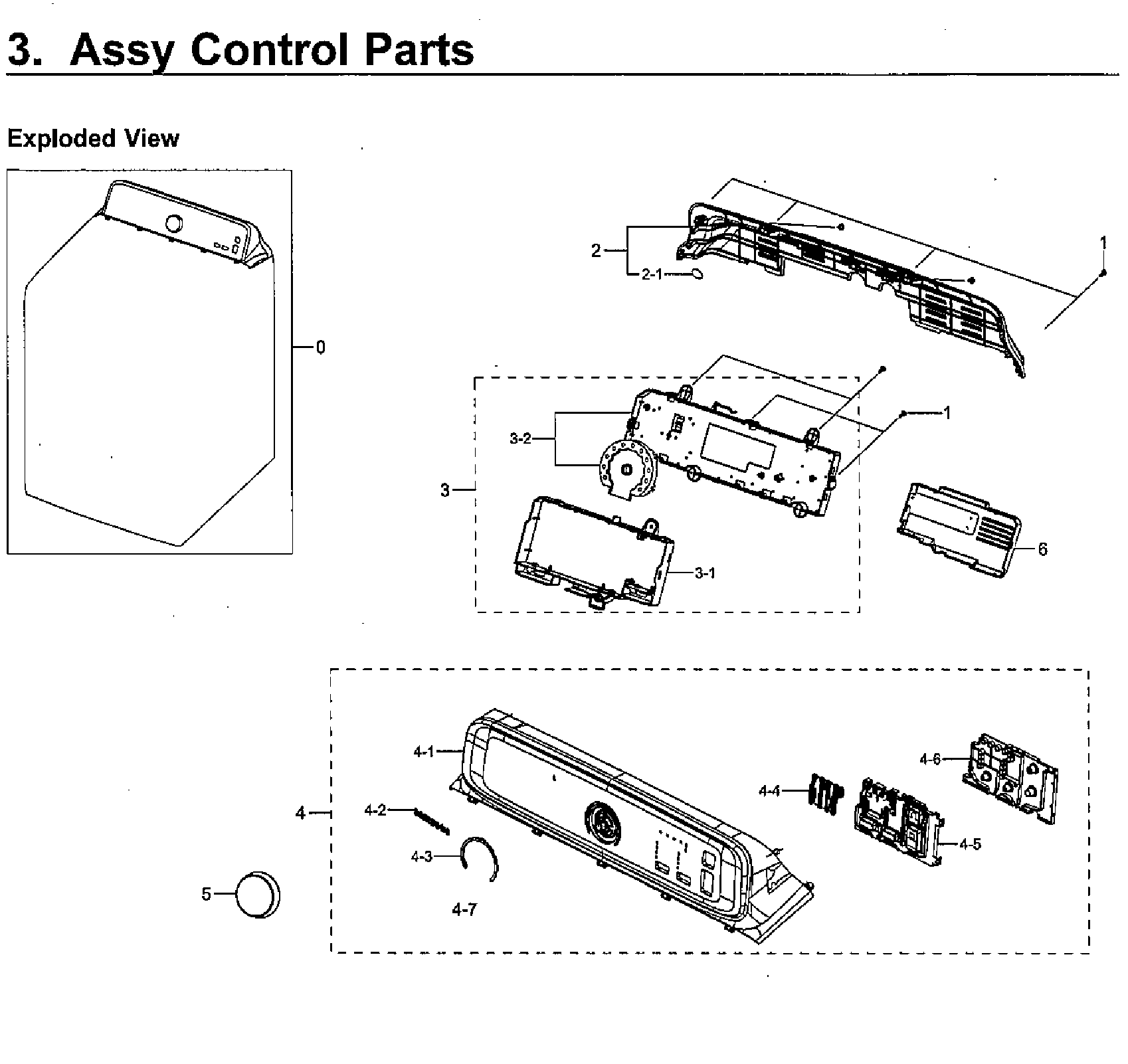 Samsung WA40J3000AW/A2-13 control panel diagram