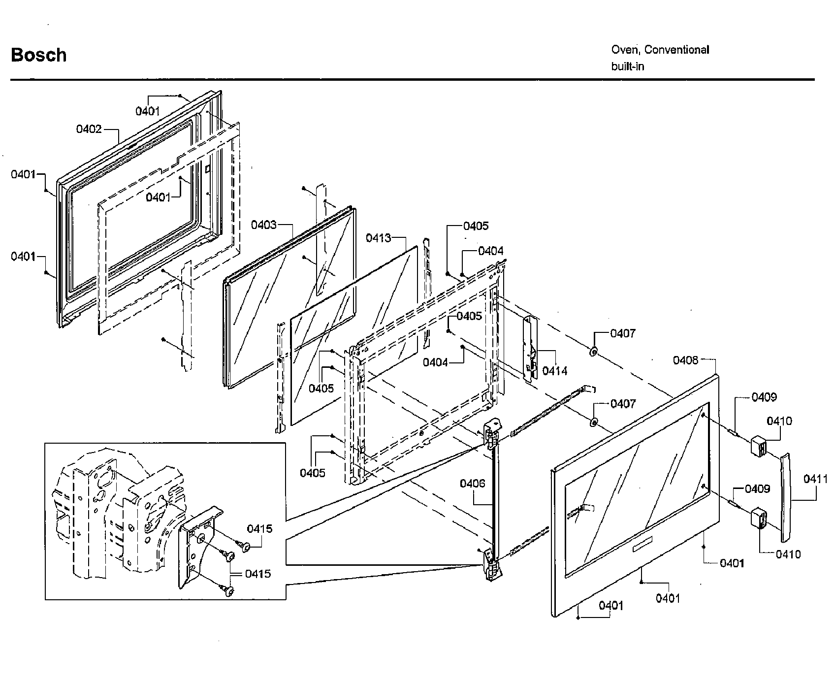Bosch HBLP651LUC/02 door 1 diagram