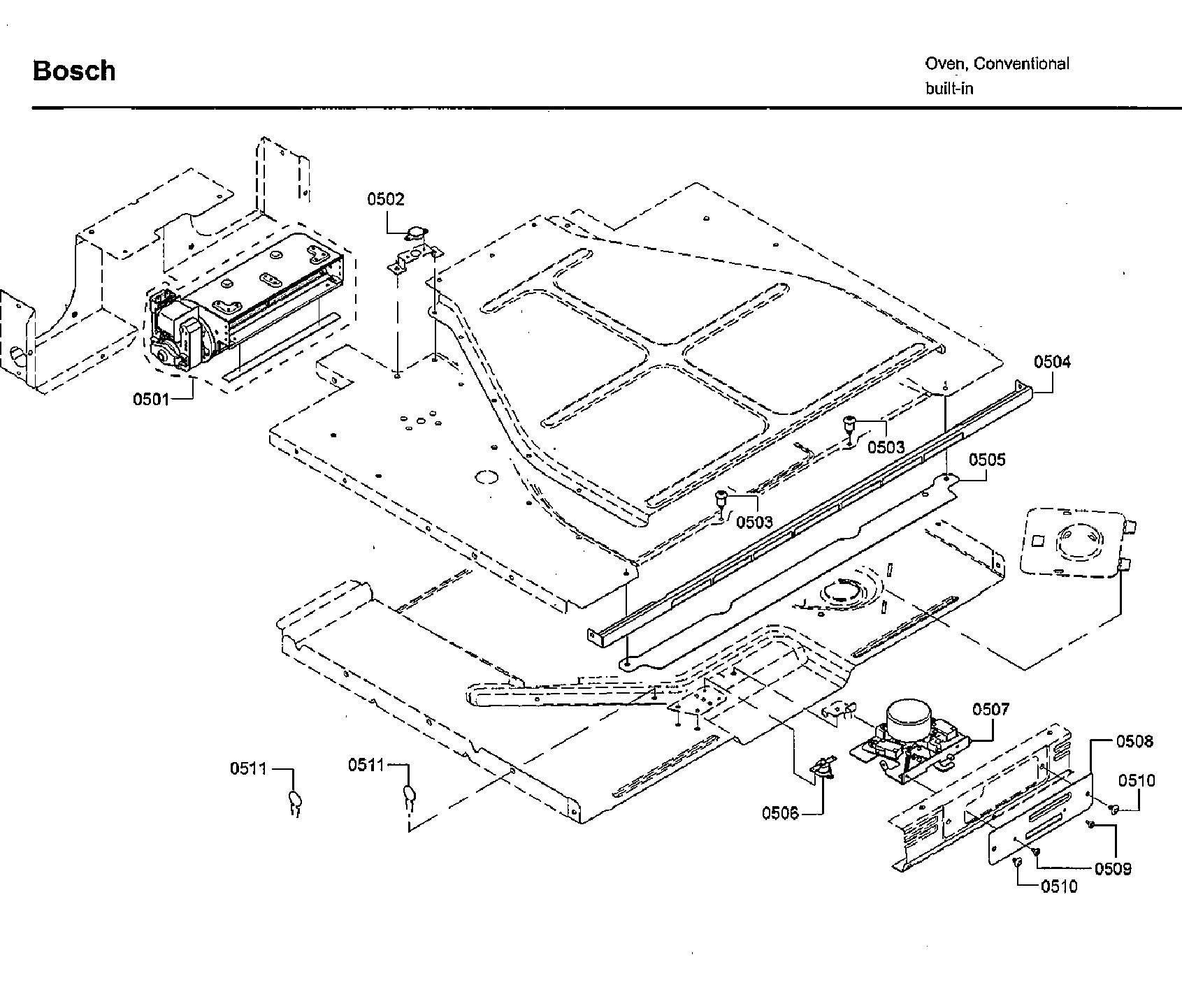 Bosch HBLP651LUC/03 latch diagram