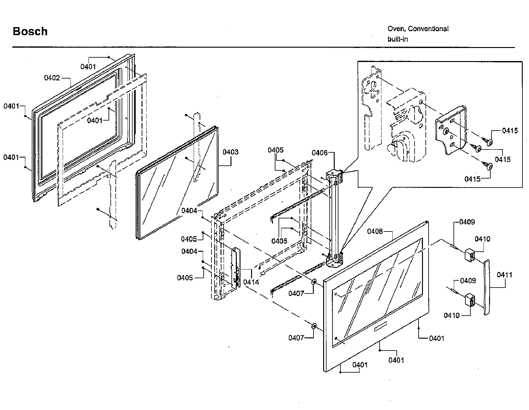 Bosch HBLP651RUC/03 door 1 diagram