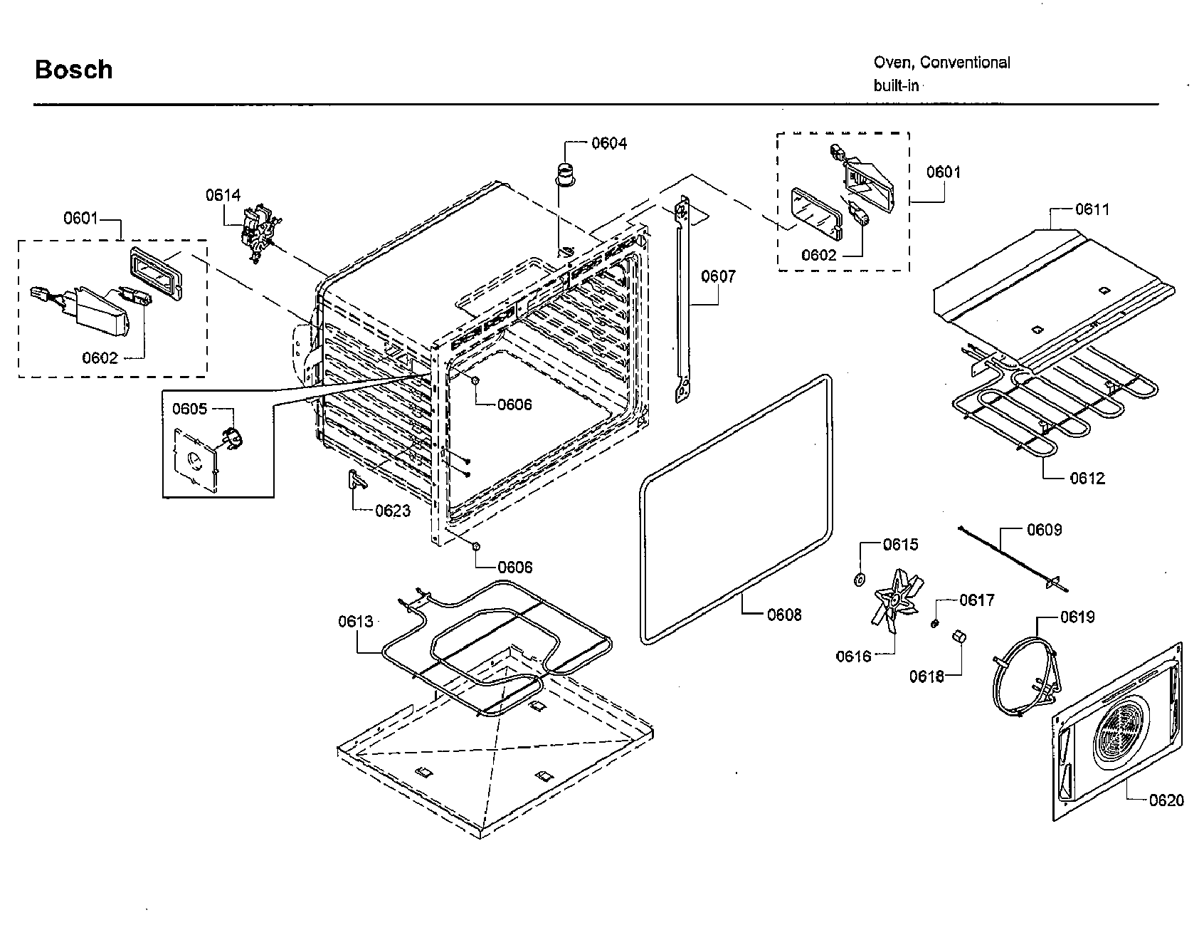 Bosch HBLP651RUC/03 cavity 2 diagram
