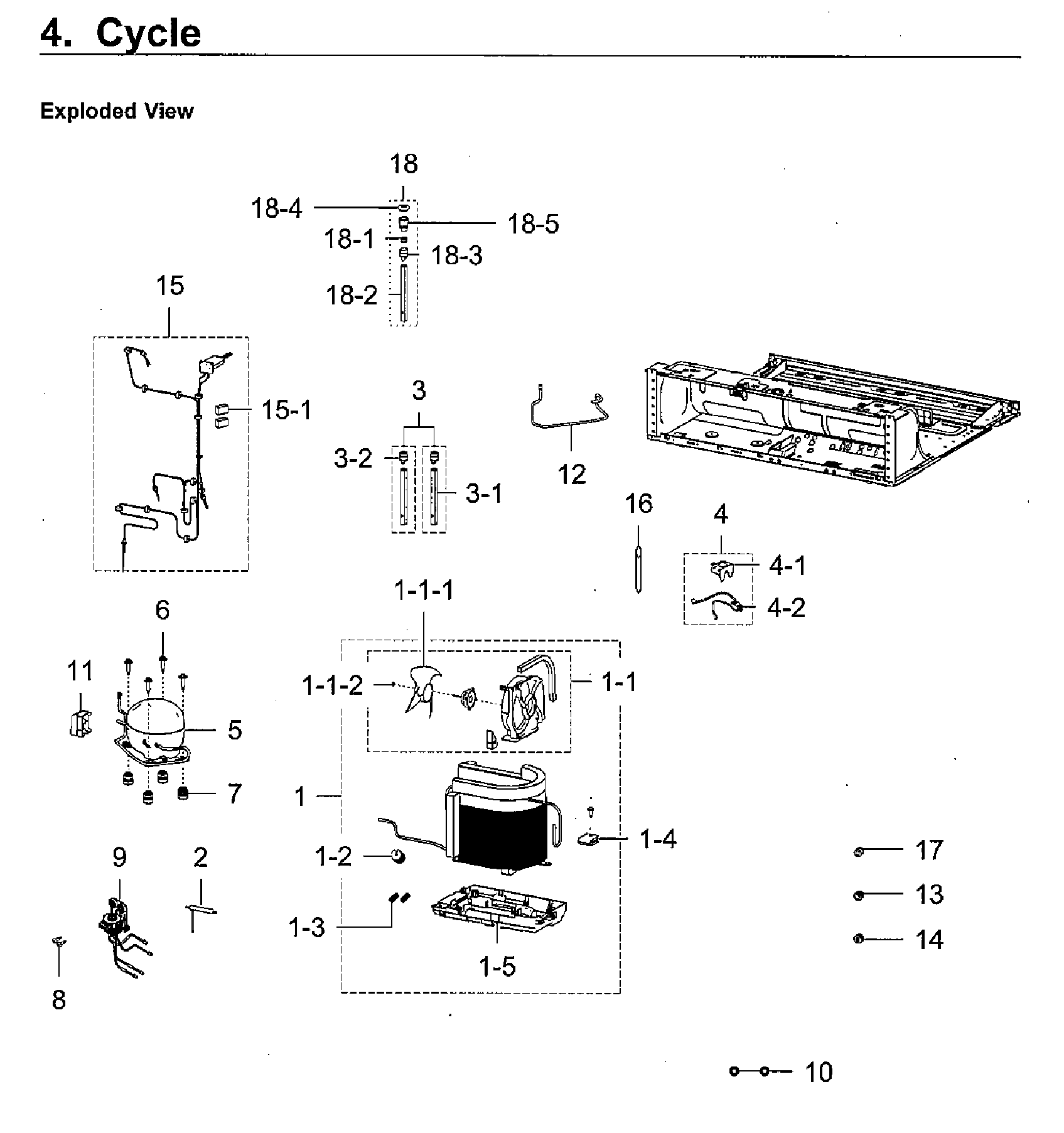Samsung RF22M9581SR/AA-00 compressor diagram