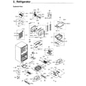 Samsung RF23M8070SG/AA-00 fridge / icemaker diagram