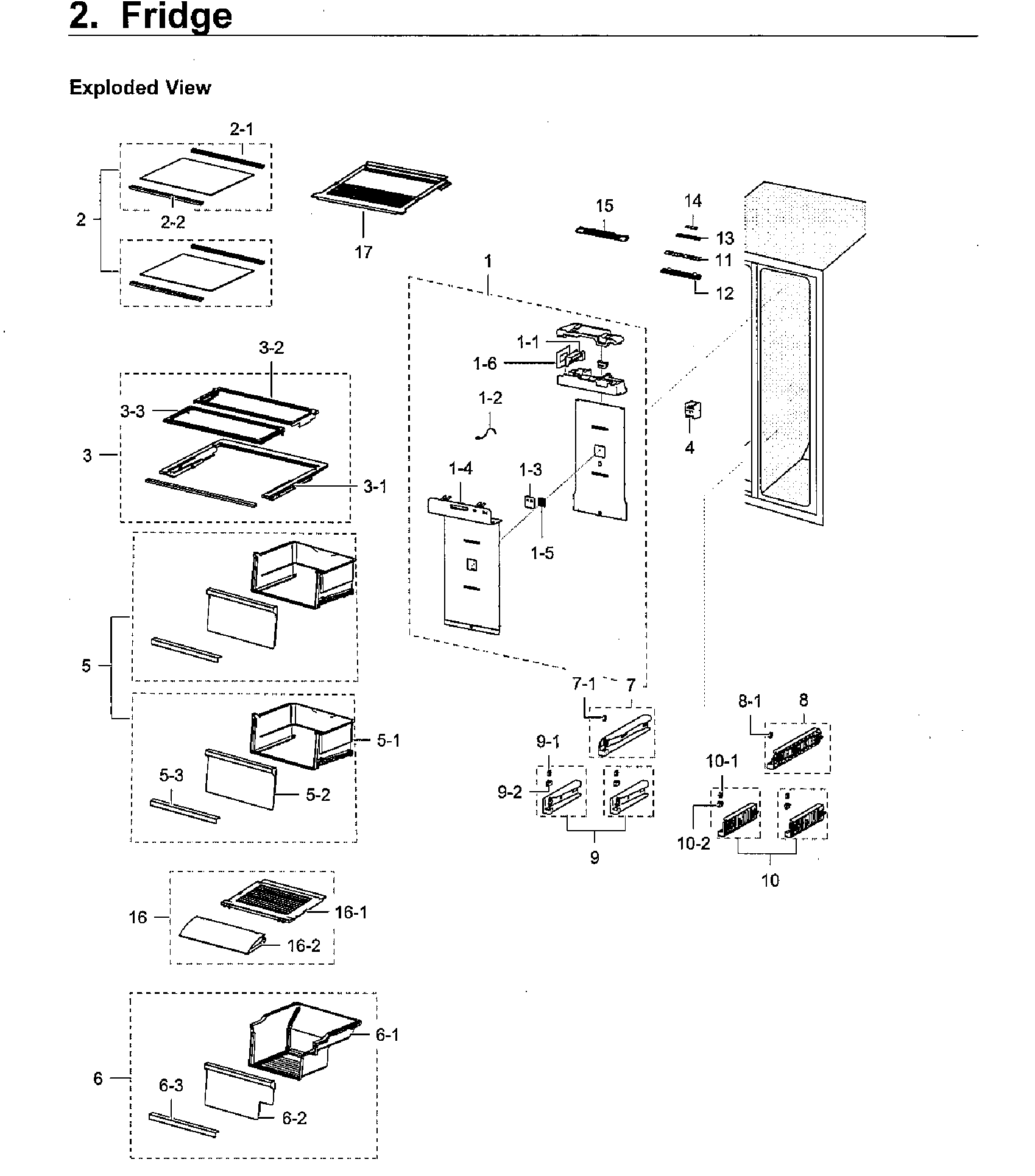 Samsung RH22H9010SR/AA-04 fridge diagram