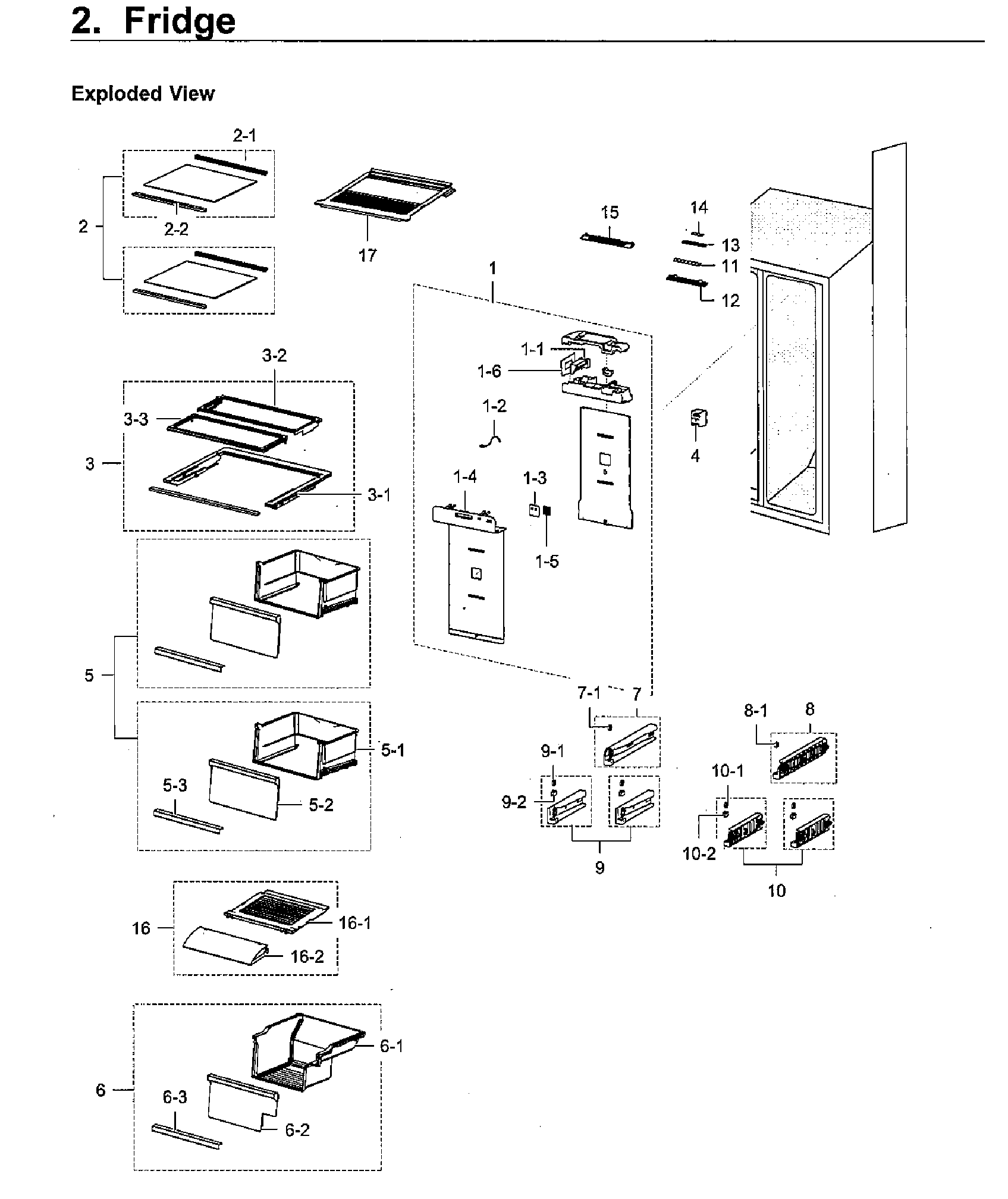 Samsung RH22H9010SR/AA-09 fridge diagram