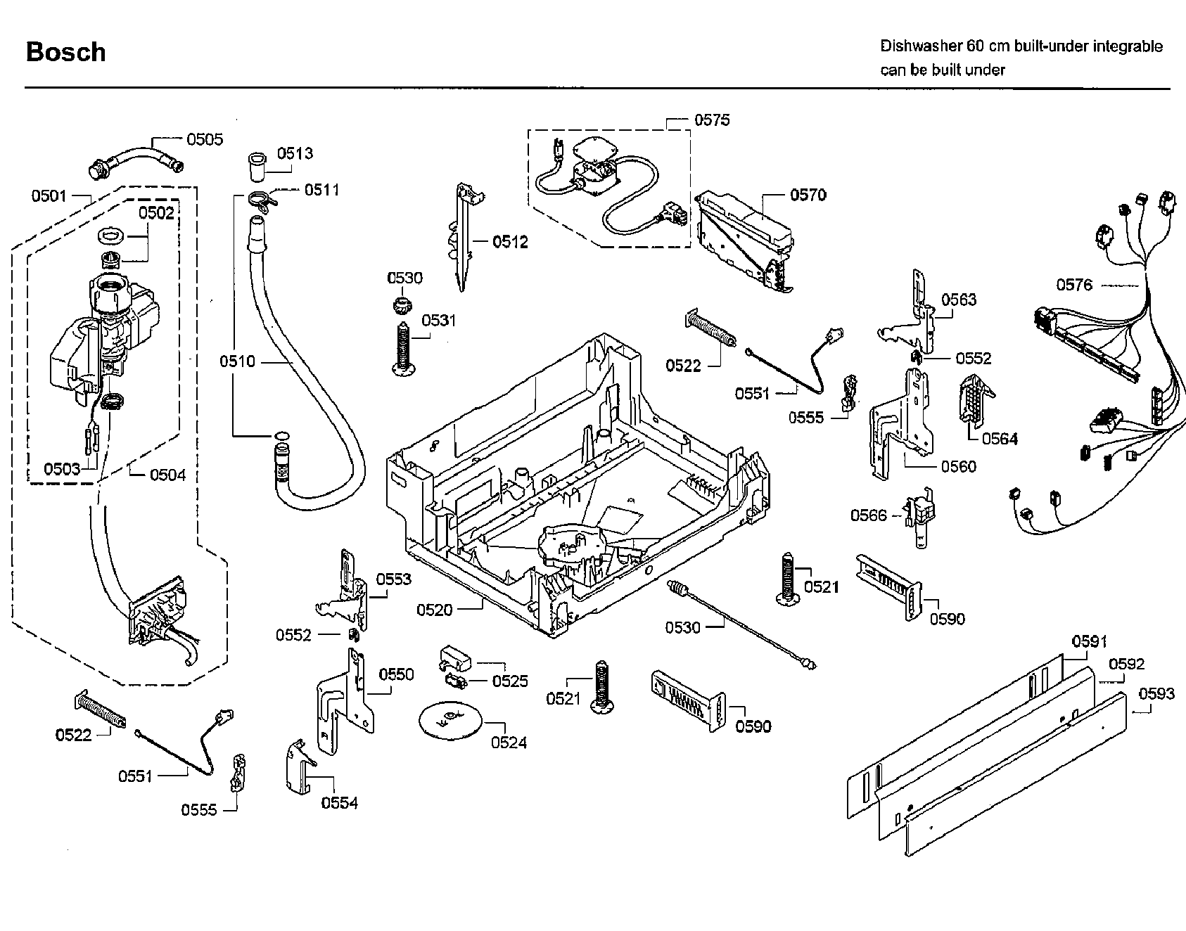 Bosch SHX9PT55UC/86 base diagram