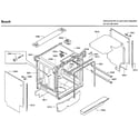 Bosch SHX9PT55UC/98 cabinet diagram