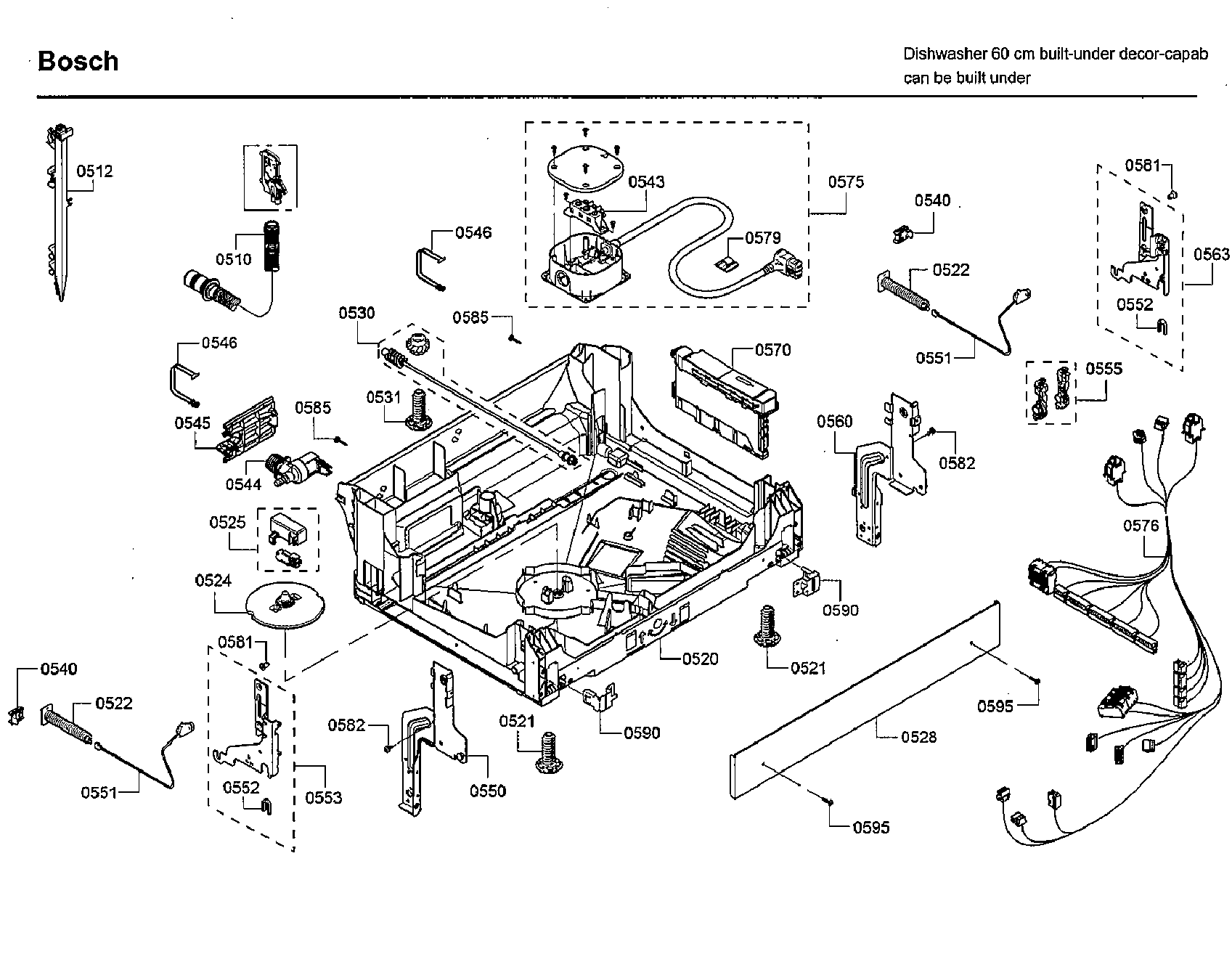Bosch SHE878WD2N/01 base diagram
