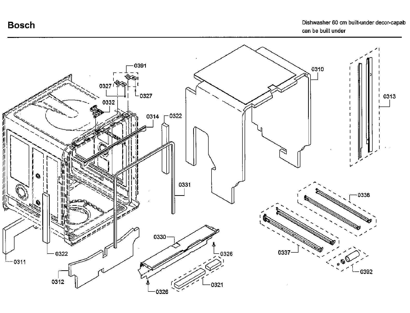 Bosch SHE878WD6N/01 cabinet diagram