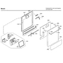 Bosch SHX9PT75UC/C9 door diagram