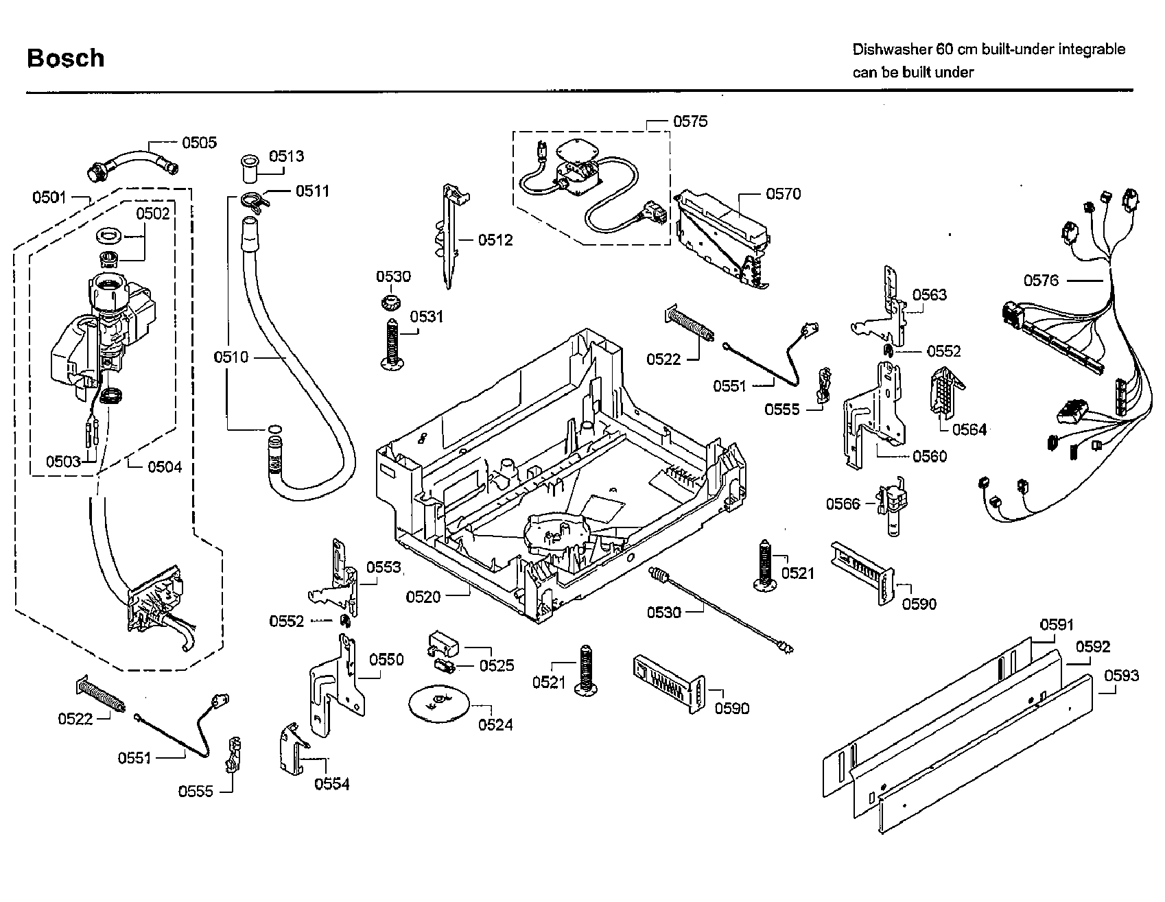 Bosch SHX9PT75UC/82 base diagram