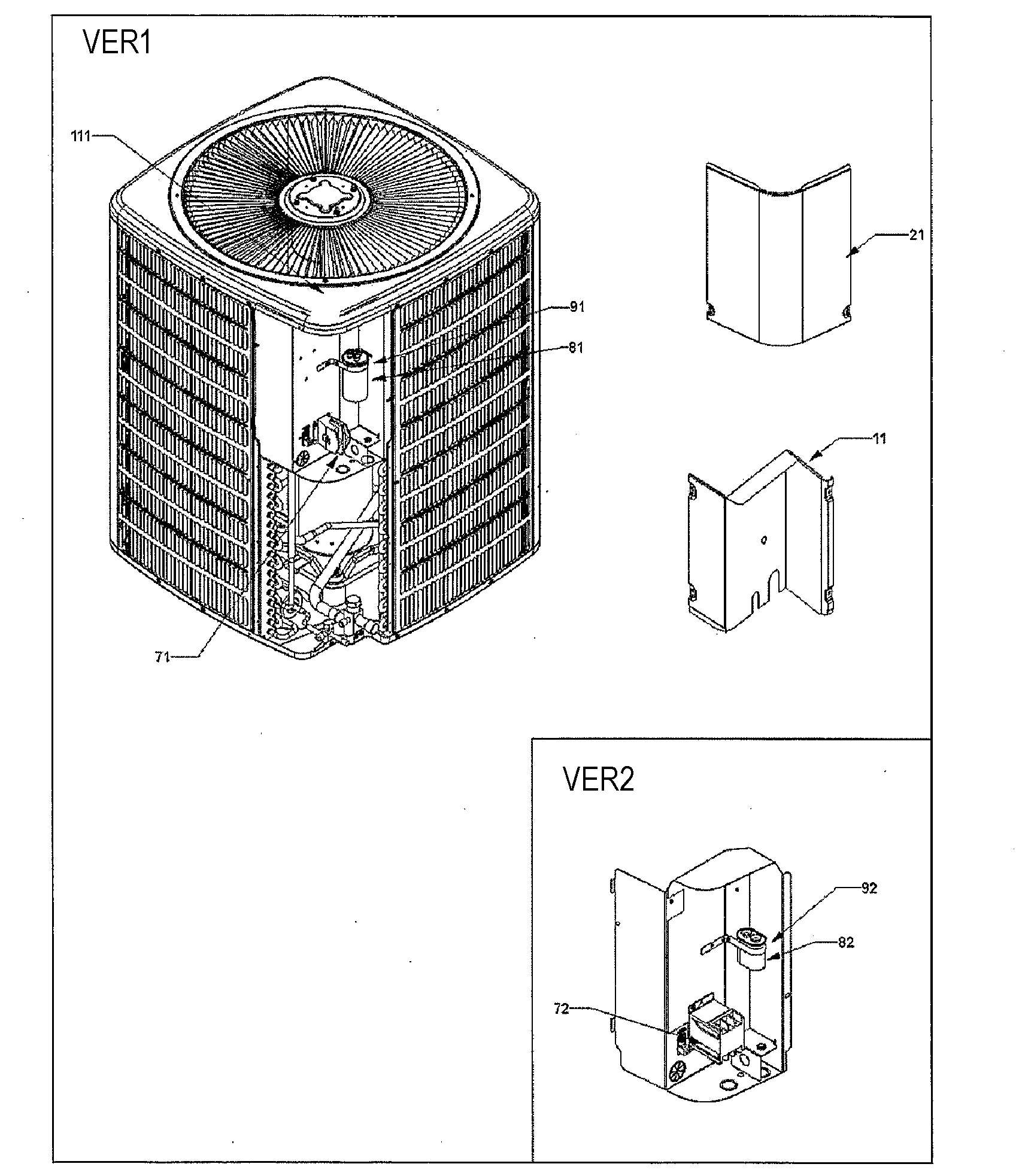 Goodman GSC130181AD control panel diagram