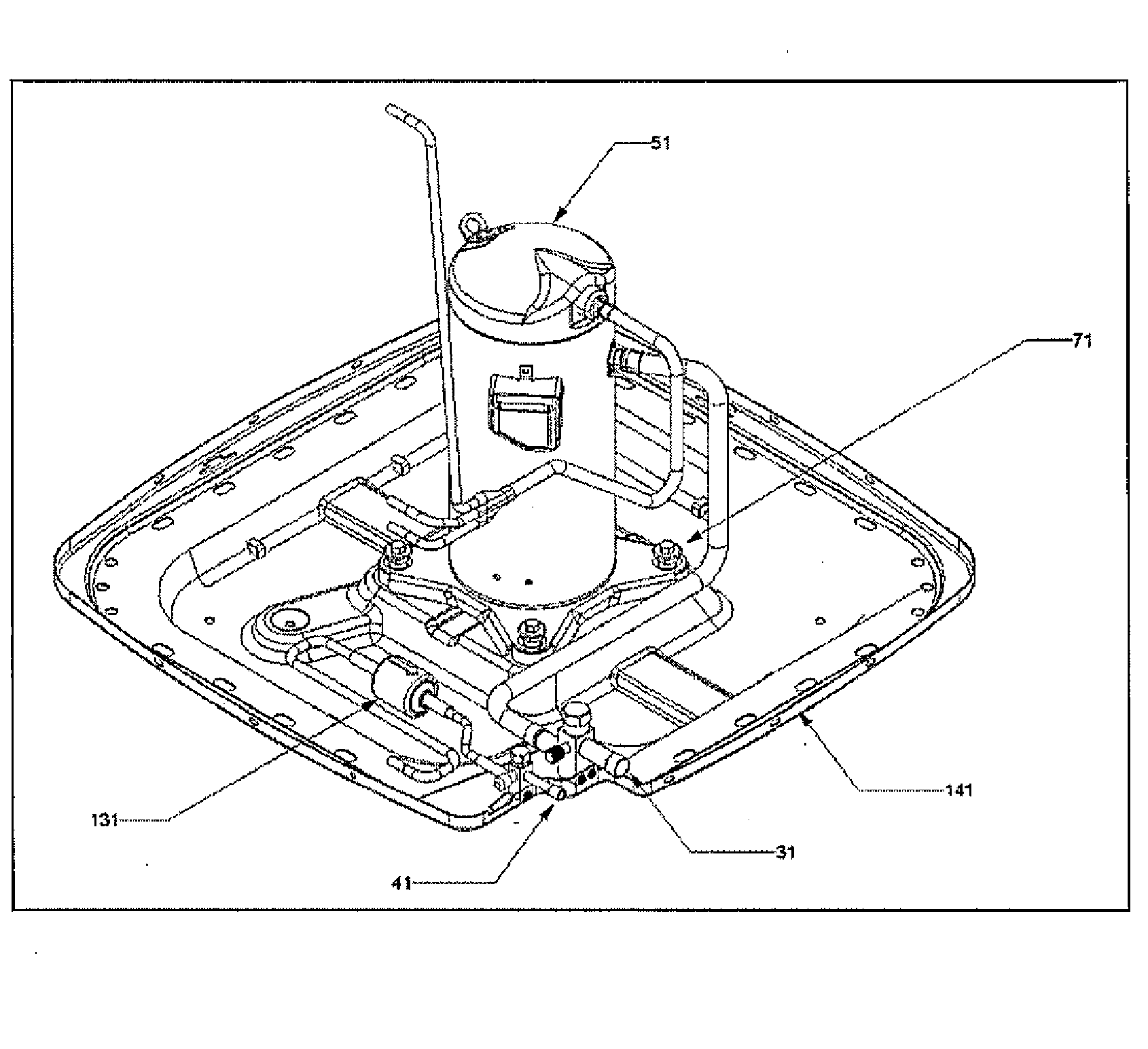 Goodman GSC130363AF compressor diagram