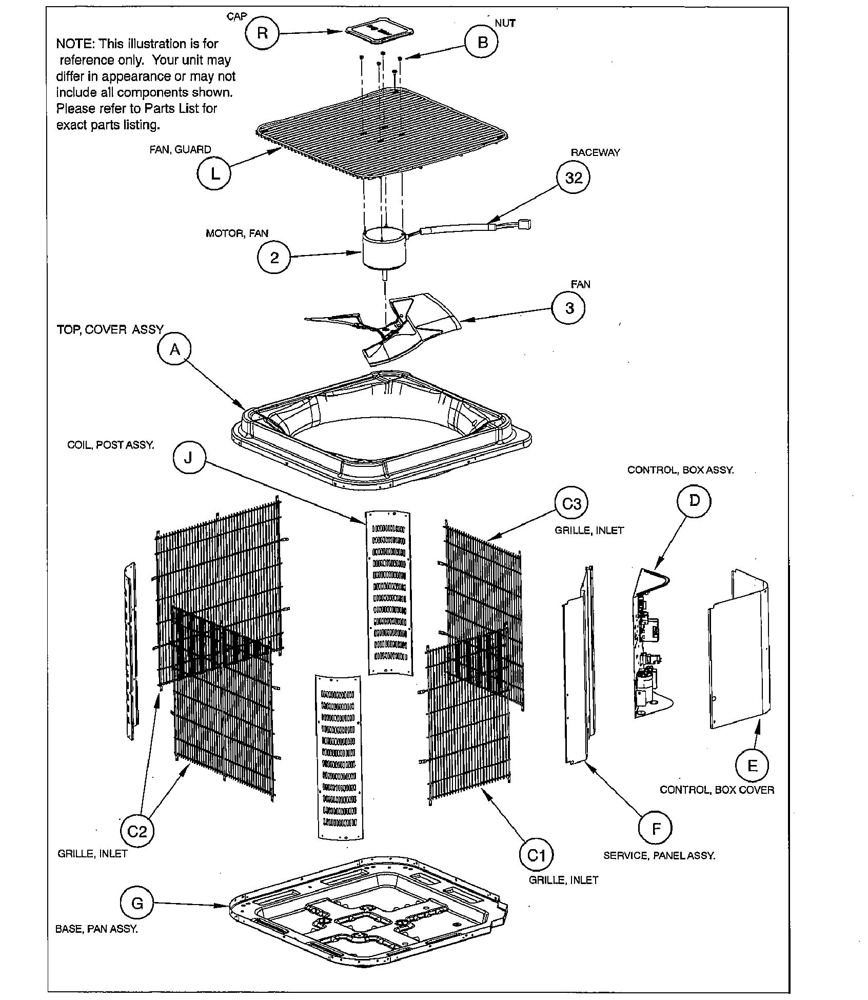 ICP H4H336GKE100 control panel diagram