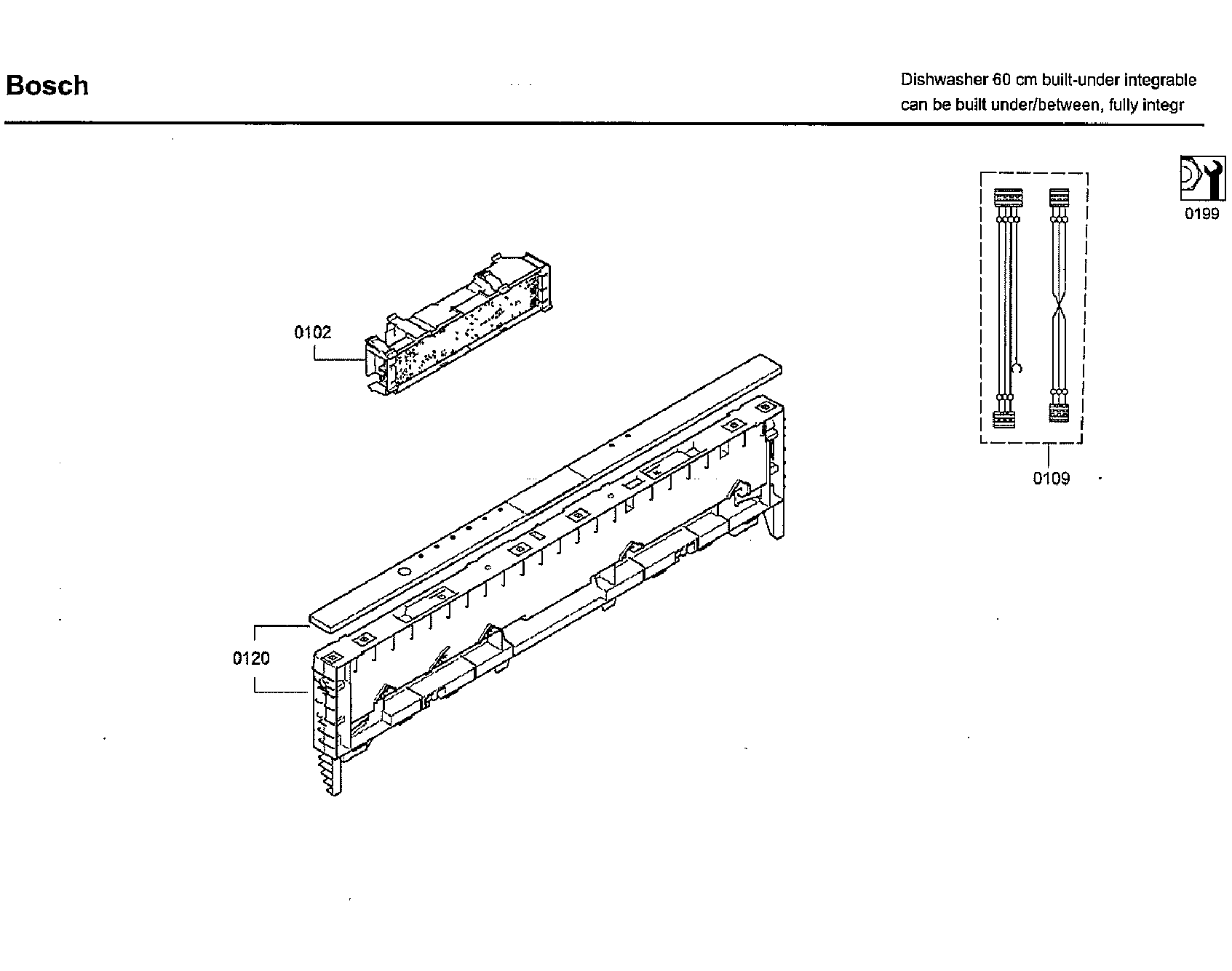 Bosch SHV9PT53UC/76 control panel diagram