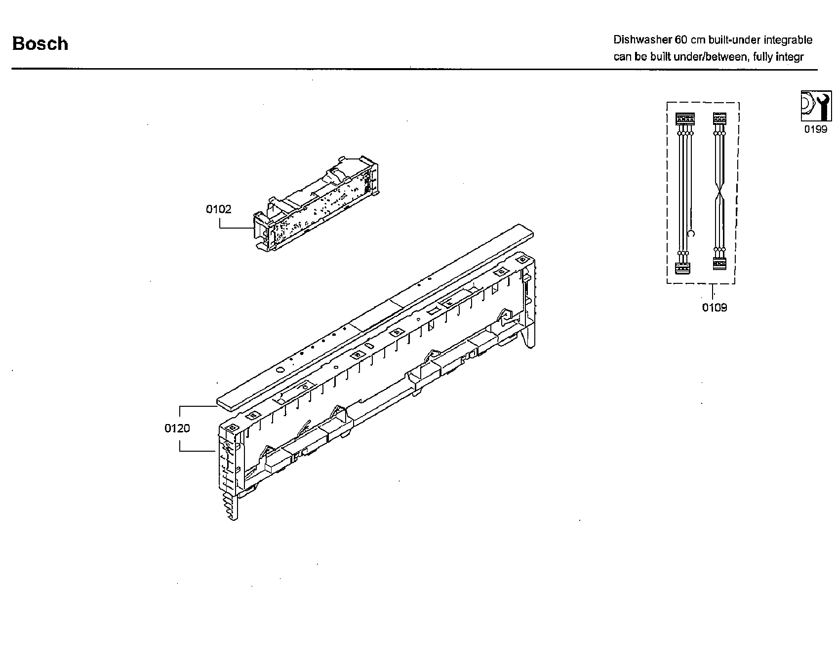 Bosch SHV9PT53UC/93 control panel diagram